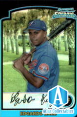 2003 Bowman Draft Chrome Refractor Edgardo Baez #BDP84